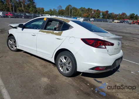 2019 Hyundai Elantra Value Edition из США, поврежденный, VIN 5NPD84LFXKH465635